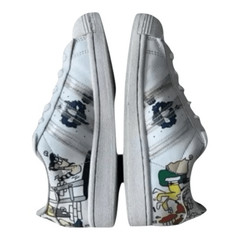 Adidas Originals Superstar Kids White Multicolor Comic Sneakers Size 3.5 GW5782