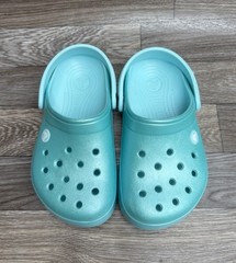 Crocs Crocband Ice Pop Ice Blue Clogs Kids Size 1 RARE Color – NEW NO TAGS