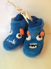 Toddler Boys‘ Gilberto Monster Bootie Slipper – Cat & Jack Blue S(5/6)