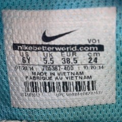 Nike Kobe Mentality Blue Lagoon Basketball Shoes 705587-400 Youth 6Y Womens 7.5