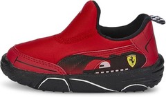 Puma Ferrari Bao Kart Sneaker, Rosso Corsa Black, 2 US Unisex Little Kid