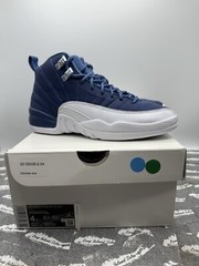 Nike Air Jordan Retro XII 12 Indigo DB5595-404 GS Size 4Y Blue White