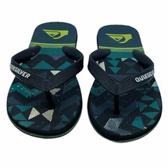 Quiksilver flip flops slides Size 6/7 black water shoes
