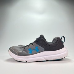 Under Armour Assert 10 Gray Blue Running Training Shoes 3026182107 Youth Size 6Y