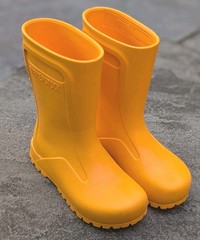 Birkenstock EUR 33 US 2-2.5 Scuba Yellow Derry Big Kids Unisex EVA Rain Boots