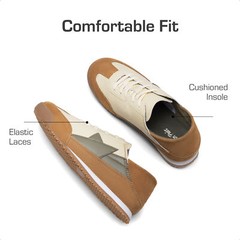 Boys Girls Sneakers Foldable Back Retro Lightweight Slip On Sneaker Shoes