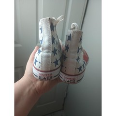 Converse Chuck Taylor All Star High Top Americana Flag Stars Stripes Kids Shoes