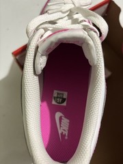 Nike Dunk Low (GS) 5Y Pink/White Leather Lace-Up Sneakers FB9109-102