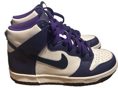 Nike Dunk HI Electro Purple Midnight Navy Size 5Y