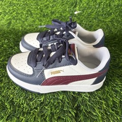 PUMA FOREVER BETTER KIDS WHITE-JASPER NAVY GOLD SIZE 10.5 C