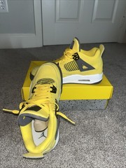 Air Jordan 4 Retro GS Lightning 5Y Sneakers 408452-700