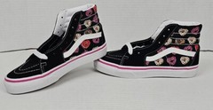 Vans Off The Wall High Top Skate Shoes Donuts Sz 1 Youth Kids
