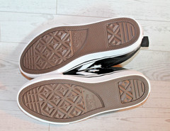 Converse All Star Pro Blaze Black Leather Athletic Shoes Boy / Girl Youth Size 3