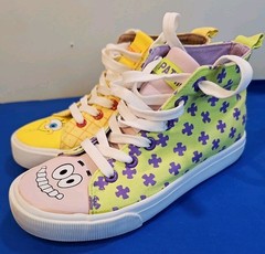 SPONGEBOB SQUAREPANTS PATRICK High Top Shoes SZ 3 Kids Youth Sneakers Ground Up