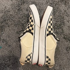 Vans – Asher – Checkerboard – Slip On – Sneakers – ( Size 4.5) Youth Kids