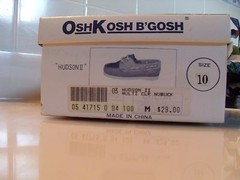Osh Kosh Children’s Size 10 Multi Color Nubuck Leather Shoe