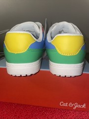 Cat & Jack “JAID” Sneakers Red White Blue Green Yellow Tennis Shoes Size 12