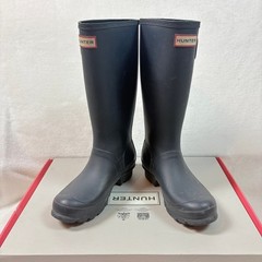 Hunter Rain Boots Kids Size 5 Navy Blue Good Original Kids Matte Waterproof