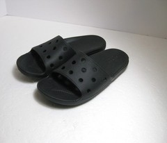 CROCS Junior Size 5 Black Iconic Comfort Slides Water Proof