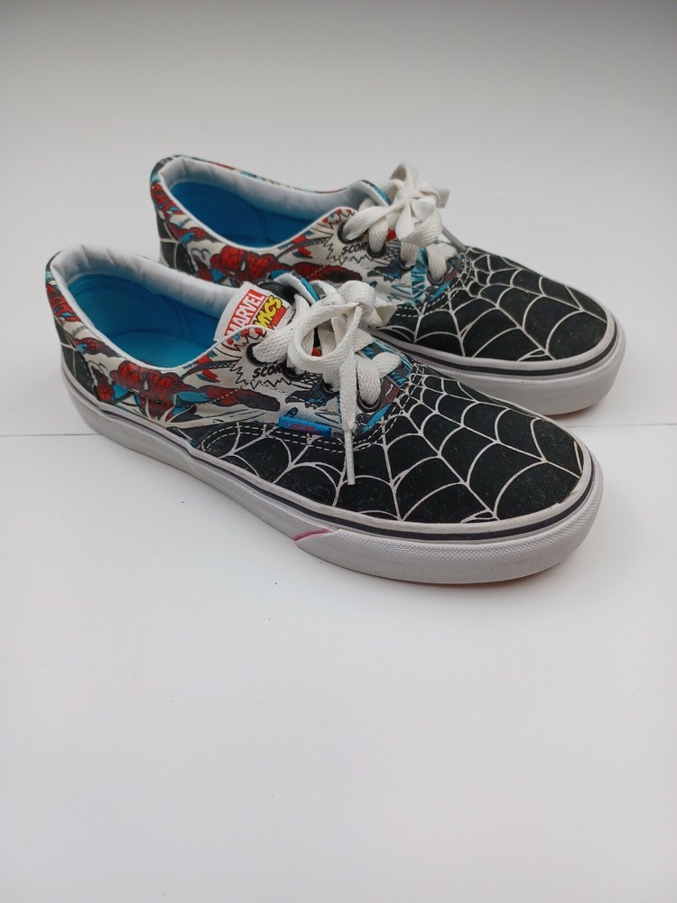 KIDS VANS ERA X Marvel Comics Spiderman Shoes Size 3.5 Limited Edition 2013