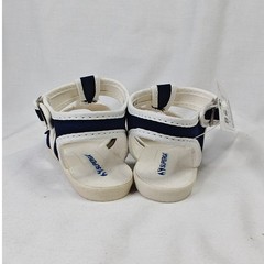 Superga 1200 COTJ Sandals Navy Blue Canvas T-Strap Kids Size 8.5 US 25 EU New