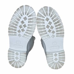 Timberland Junior 5 Waterproof Leather Boots Ghost White