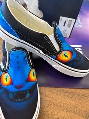 K-pop Demon Hunters Derpy Tiger x vans collab shoes new little kids size 2.5