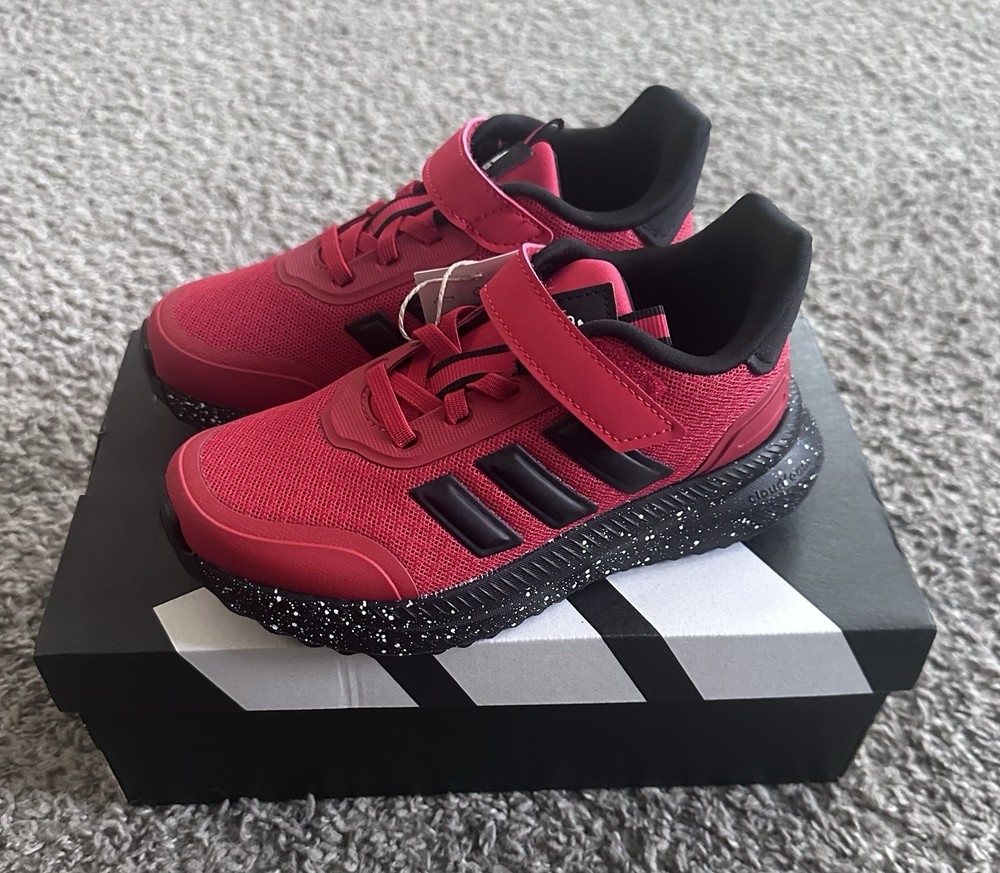 Adidas X_PLRPATH EL C Sneakers Unisex Kids Shoes US 12K Red Black JI0480