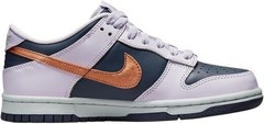 Big Kid’s Nike Dunk Low SE Thunder Blue/Metallic Copper (DX1663 400)