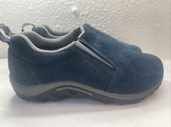 Merrell Kids Jungle Moc India Ink Suede Slip-On Shoes J95637 Size 6M