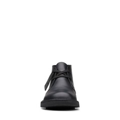 Clarks Kids Desert Boot O Black Leather 26168040