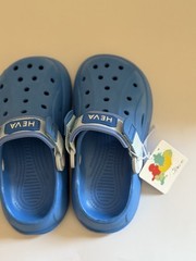 Heva Blue EVA Hook & Loop Buckle Clogs New Child Size 9