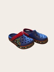 CROCS Crocband Captain America Clog Size 10 C 11 Varsity Blue/Red