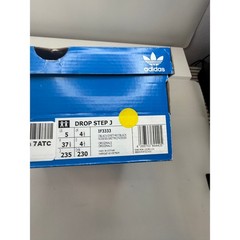 Adidas Drop Step J Kids High Top Sneakers Black Grey IF3333 Size 5 Youth NEW