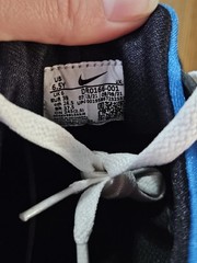 Nike Huarache Run GS E Black/Mint Foam-LT Photo Blue Size 6.5Y