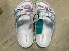 West Loop Purple Camouflage Kid’s Sandals Medium 2/3