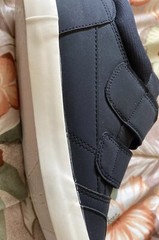 Cat & Jack Strap Closure Black and White High Top Sneaker Shoes Kids US 4–NWT