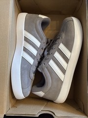 Size 6 Kids Adidas ID6314 Grey White VL Court 3.0 Shoes Sneakers