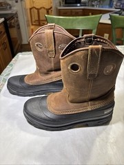 GEORGIA BOOT KID’S MUDDOG WATERPROOF WORK BOOTS Size 7M