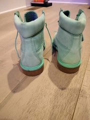 Timberland 50th Anniversary 6-Inch Premium Waterproof Light Green Boot Size 4.5