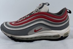 Nike Air Max 97 GS White Red Reflective Silver 921522-017 Size 7Y