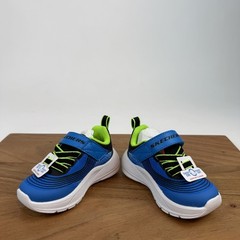 New Little Kids Skechers Microspec Advance Blue Casual Sneakers Size 5 C NIB