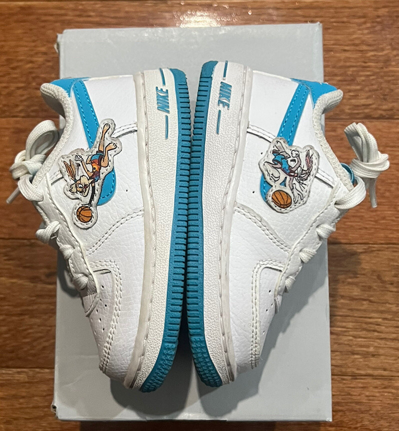Nike Toddler Air Force 1 Space Jam Bugs Lola Bunny Size 6C DM3356-100 Pre Owned