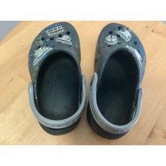 Crocs Star Wars Mandalorian Clogs Kids Size C9 Black Grogu Baby Yoda Jibbitz
