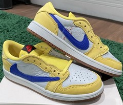 Jordan 1 Retro Low OG Travis Scott Canary PS Size 1.5Y Deadstock/Brand New!
