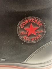 Converse All Star Sneakers Neon Pink Black Hi Top Shoes Zip Back Size 5 Hi Rise
