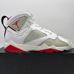 Jordan 7 Retro Hare White True Red Light Silver US Size 6.5Y Youth GS 304774-125