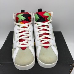 Jordan 7 Retro Hare White True Red Light Silver US Size 6.5Y Youth GS 304774-125