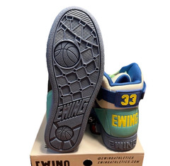 Patrick Ewing 33 Orion Strap Basketball Shoes Youth Size 7 Purple Yellow Tiffany