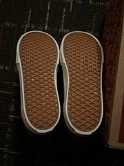 Vans Ward Slip On Toddler Size 10 Sidewall Glitter Shoes New